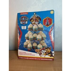 NEW Wilton Nickelodeon Paw Patrol Treat Cupcakes Stand 3 Tiers 11.7x16”
